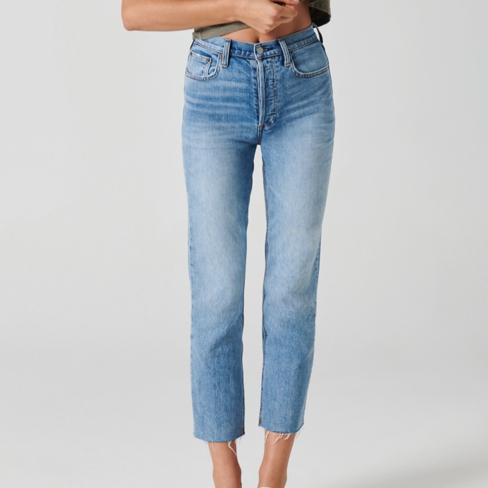 Aritzia Denim Forum The Arlo High Rise Straight